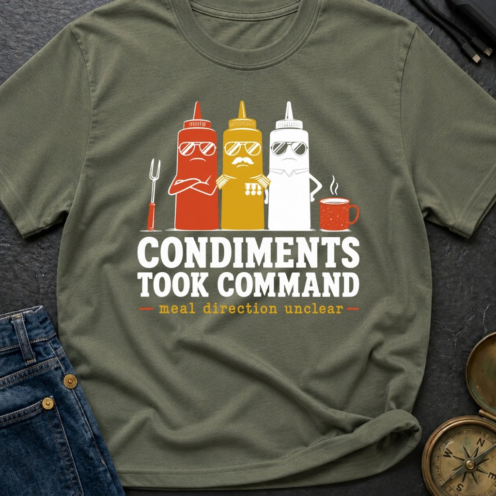 Condiments Took Command - T-Shirt