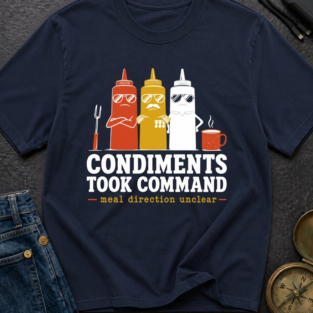 Condiments Took Command - T-Shirt