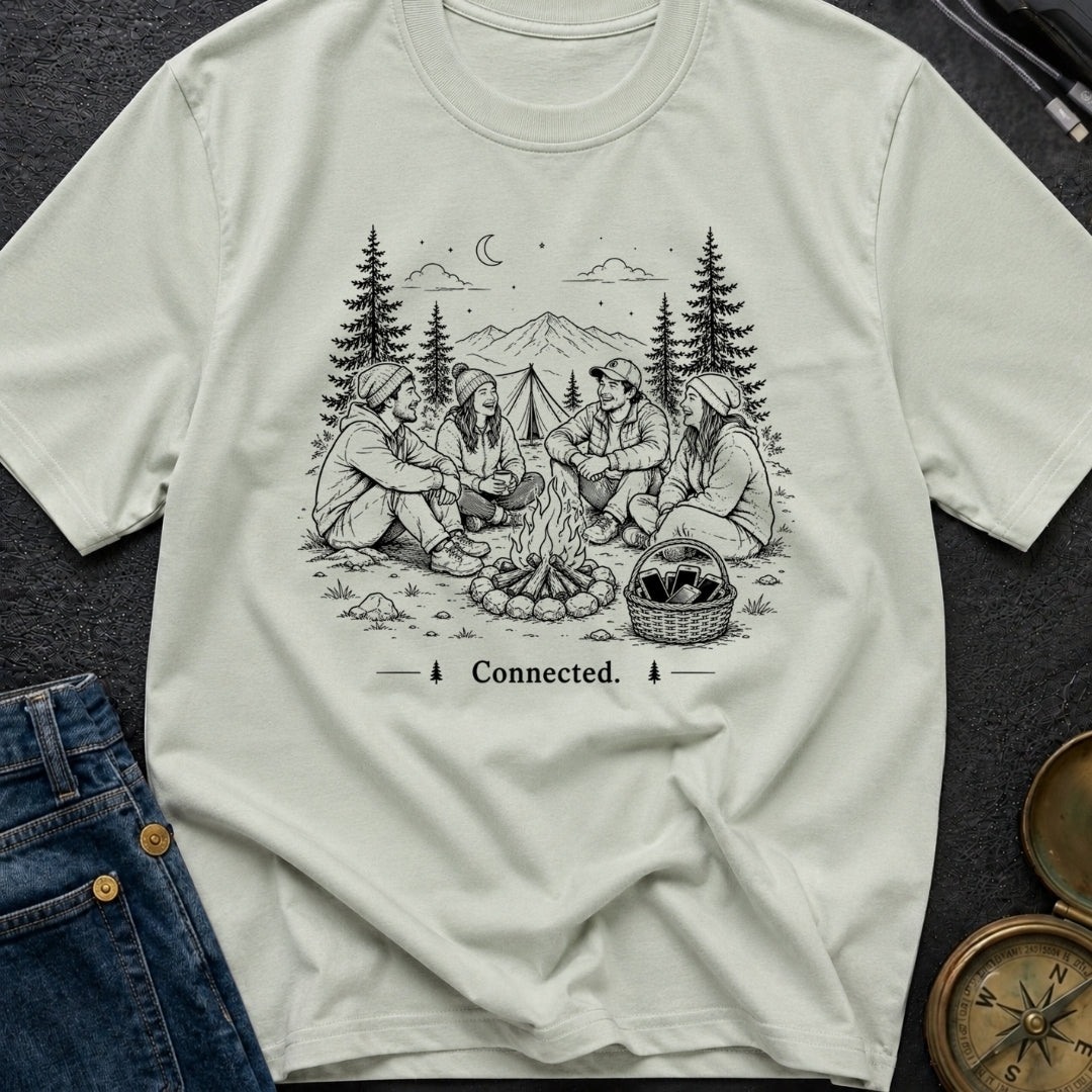 Offline And Well Connected - T-Shirt