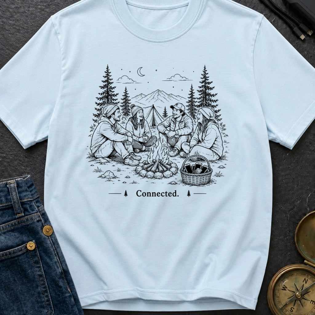 Offline And Well Connected - T-Shirt
