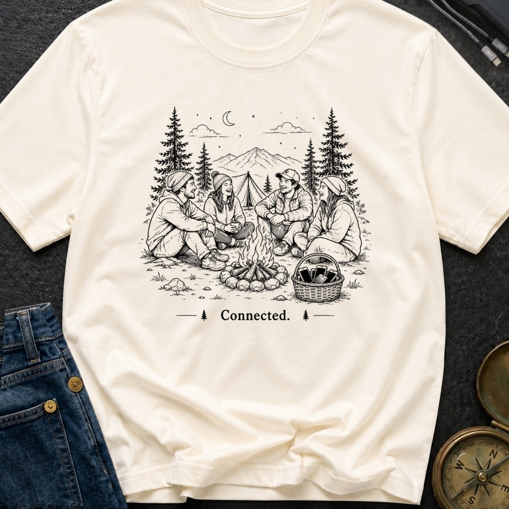 Offline And Well Connected - T-Shirt