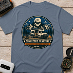 Connected To Nature Disconnected From Meetings - T-Shirt