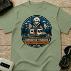 Connected To Nature Disconnected From Meetings - T-Shirt