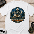 Connected To Nature Disconnected From Meetings - T-Shirt