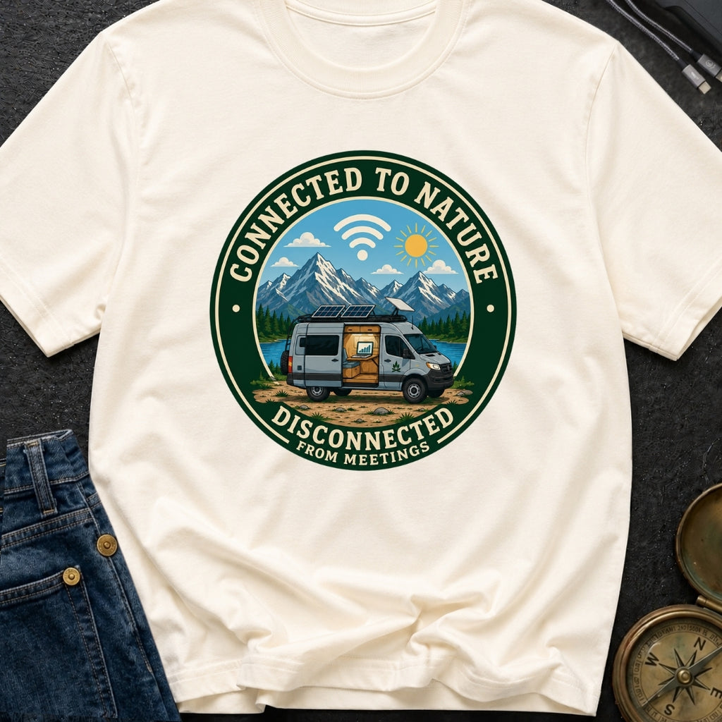 Nature Calls, Wi-Fi Falls - T-Shirt