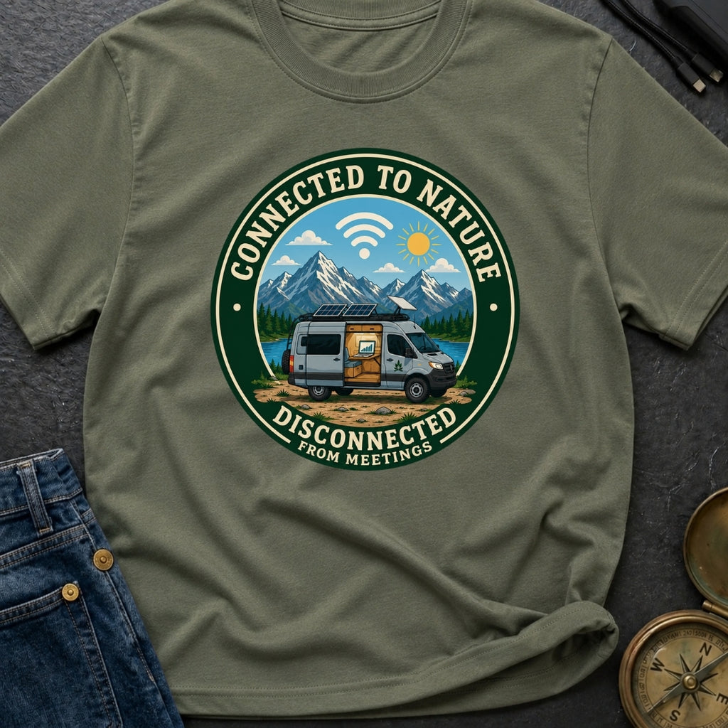 Nature Calls, Wi-Fi Falls - T-Shirt
