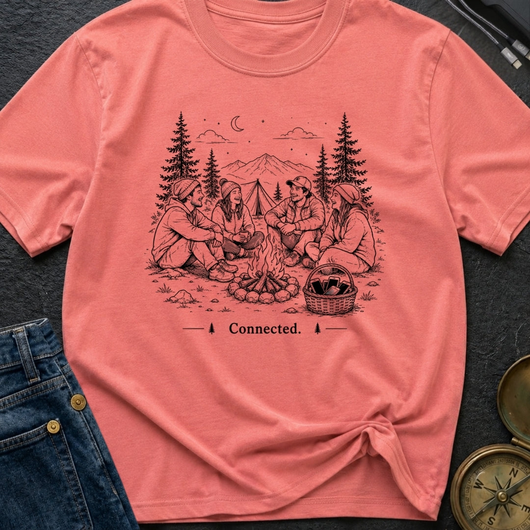Offline And Well Connected - T-Shirt
