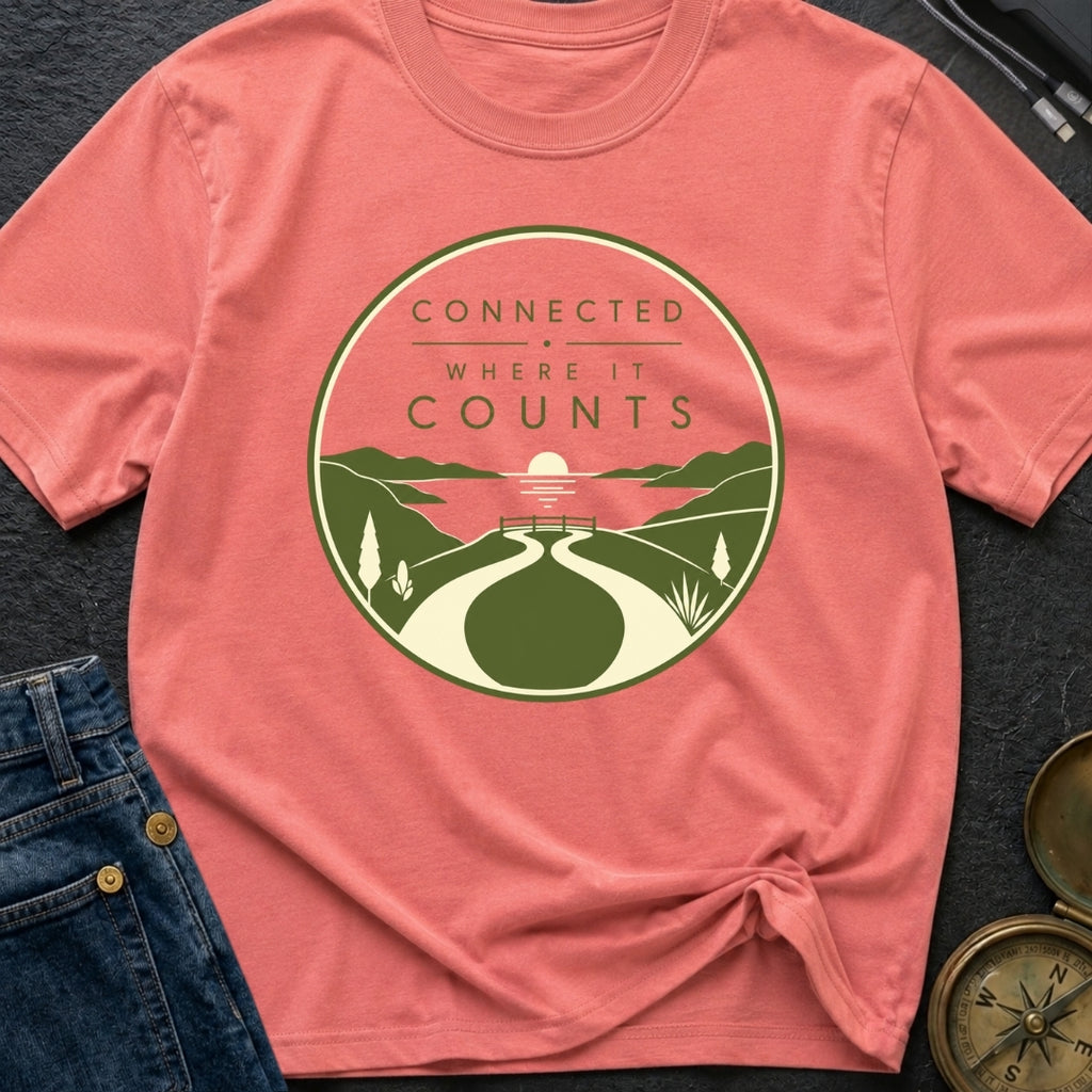Connected Where It Matters - T-Shirt