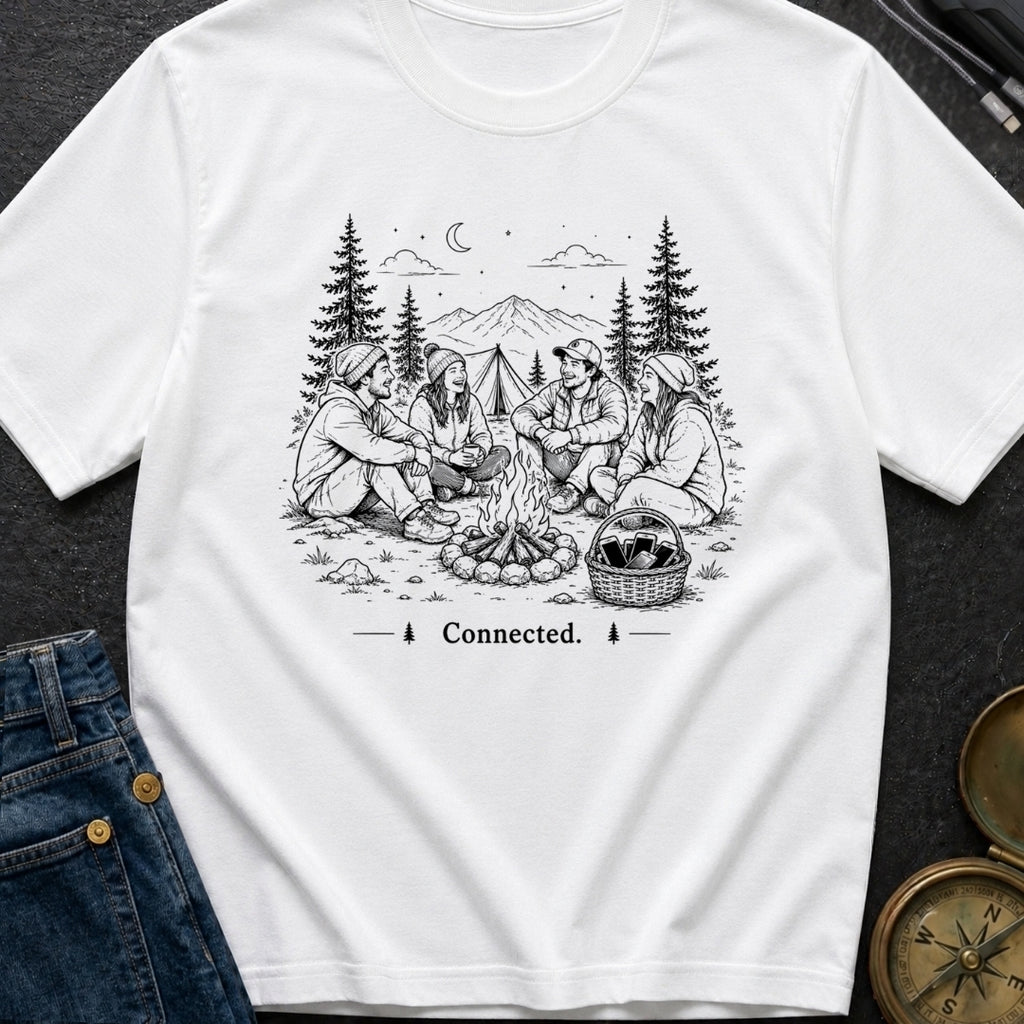 Offline And Well Connected - T-Shirt