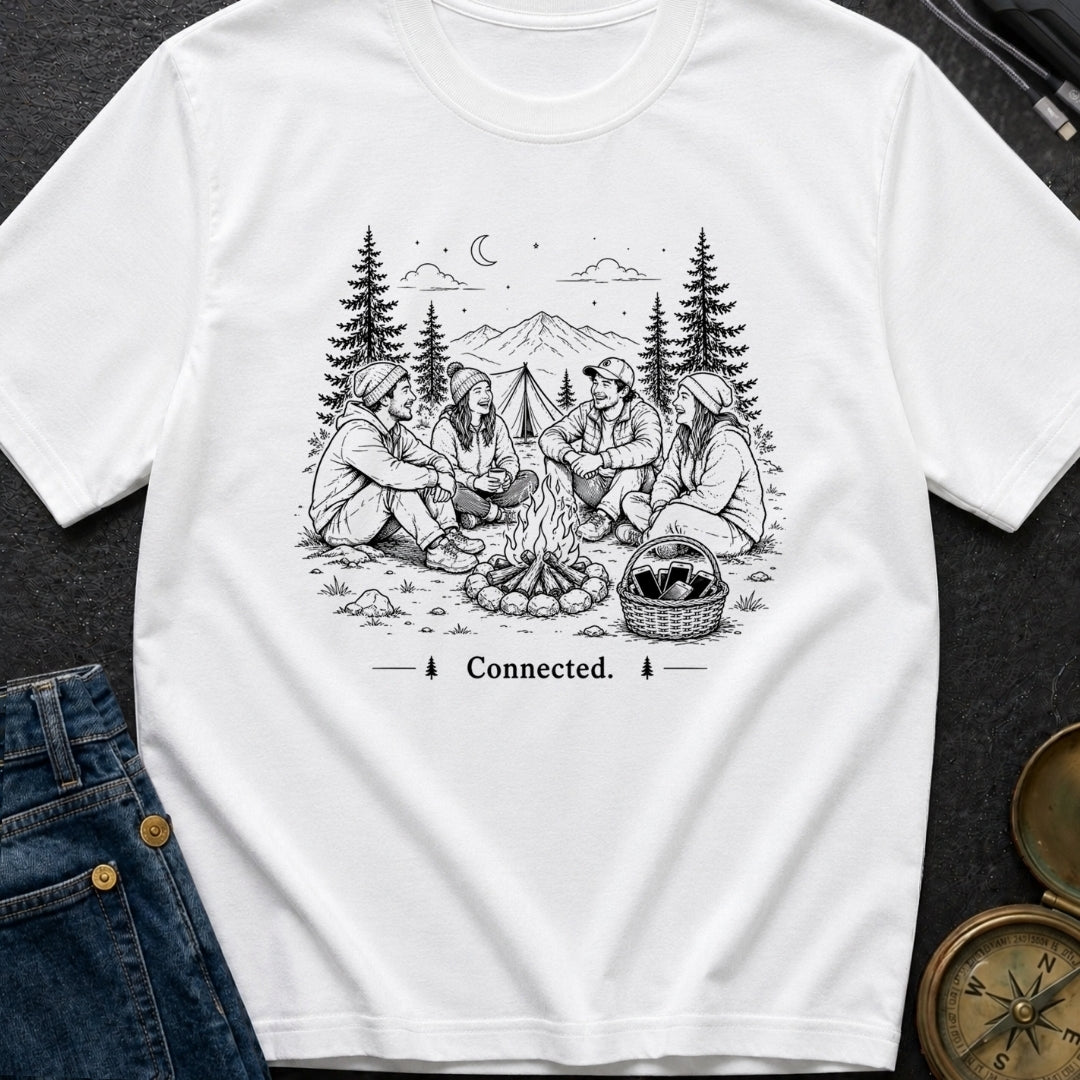 Offline And Well Connected - T-Shirt