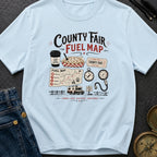 County Fair Fuel Map - T-Shirt