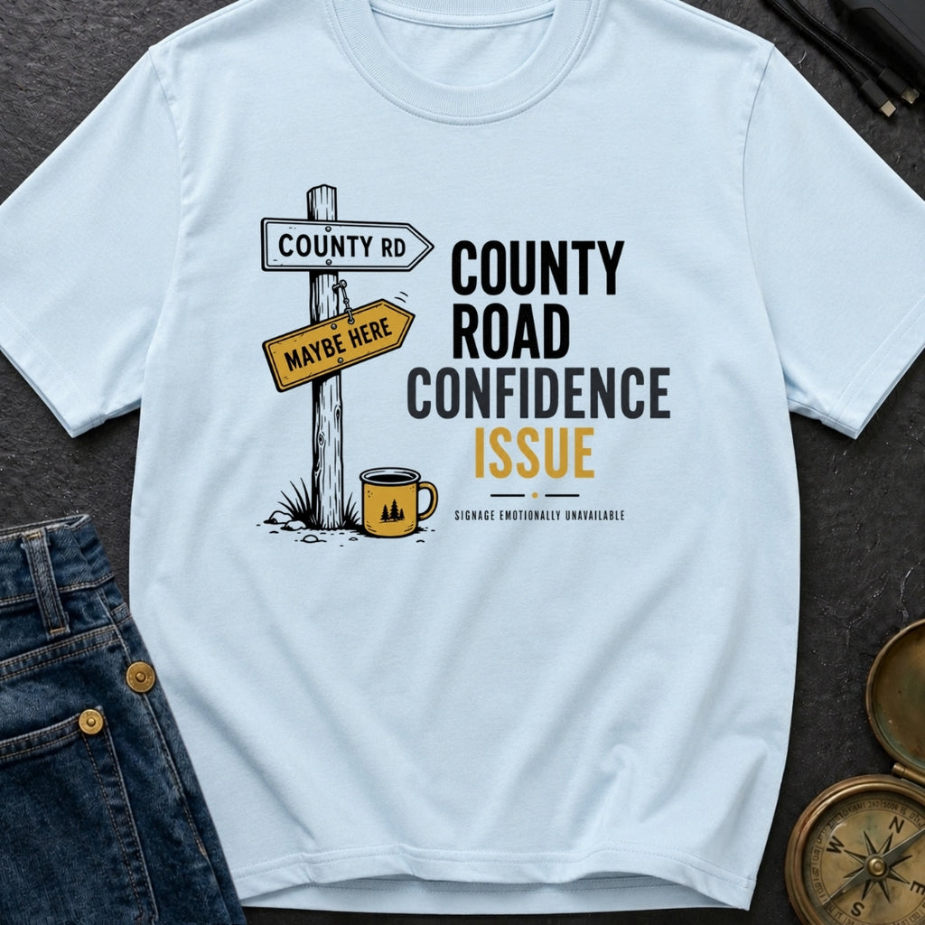 County Road Confidence Issue - T-Shirt
