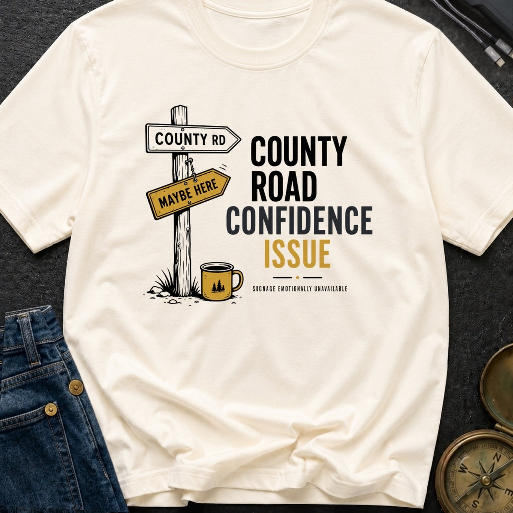 County Road Confidence Issue - T-Shirt