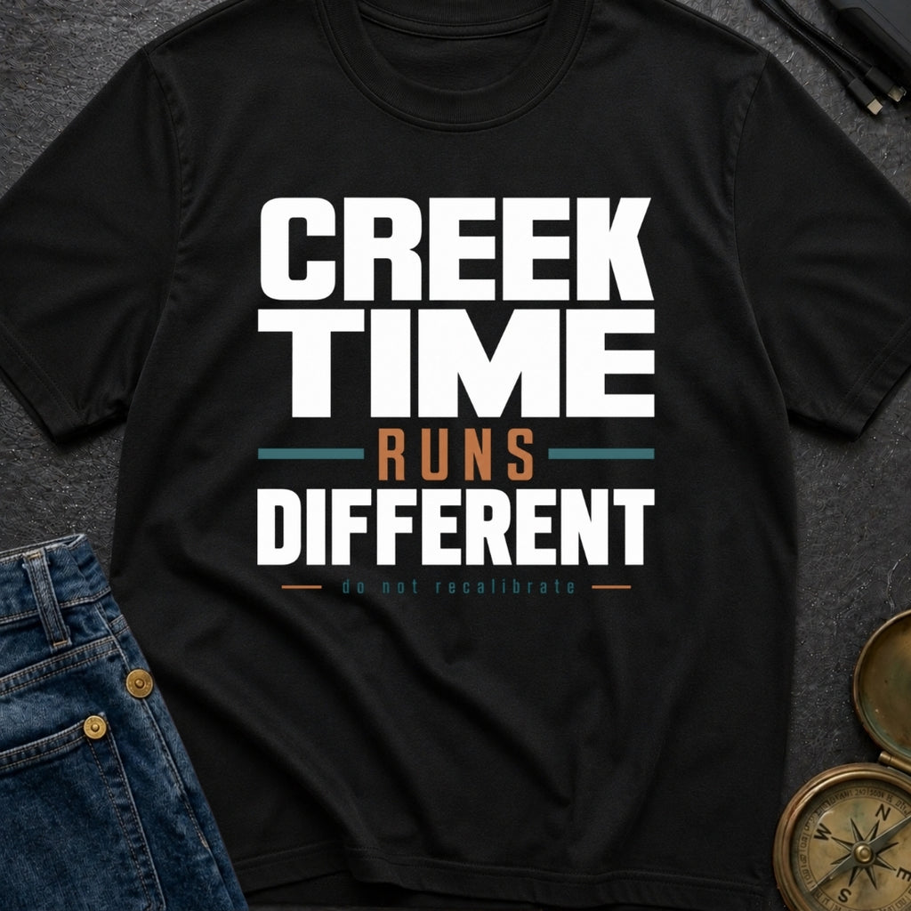 Creek Time Runs Different - T-Shirt
