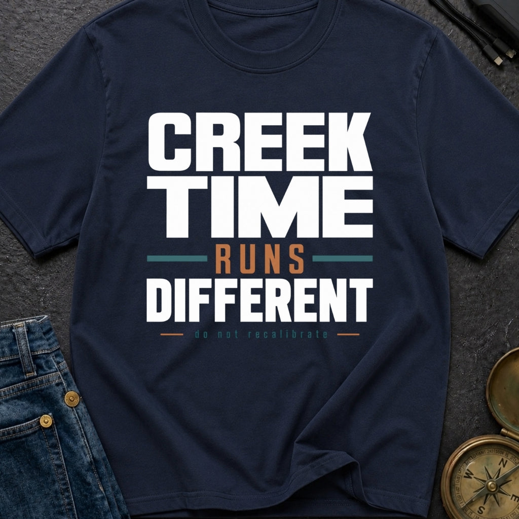 Creek Time Runs Different - T-Shirt