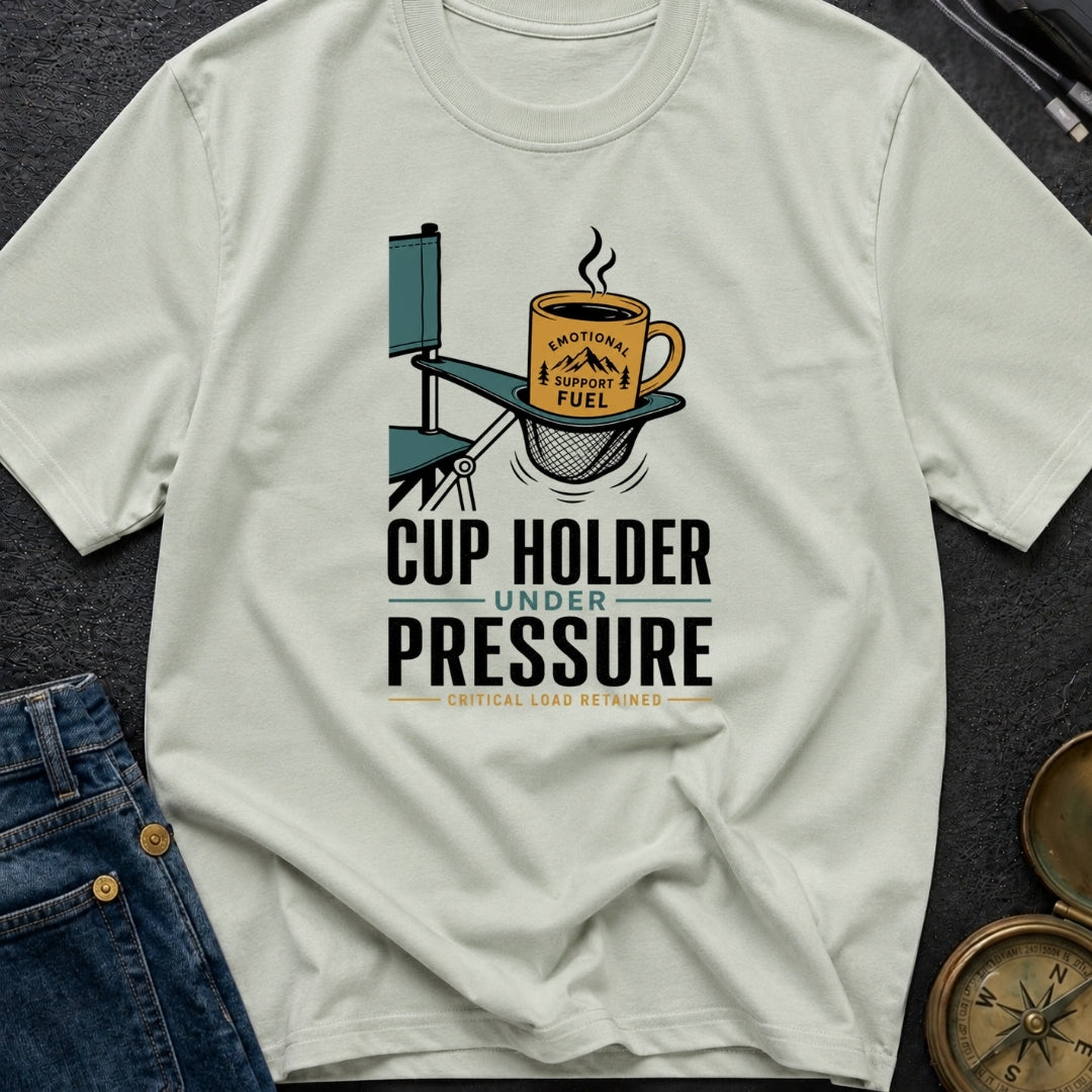 Cup Holder Under Pressure - T-Shirt