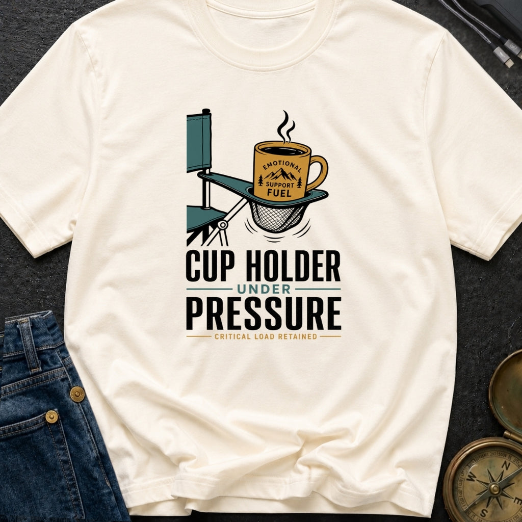 Cup Holder Under Pressure - T-Shirt