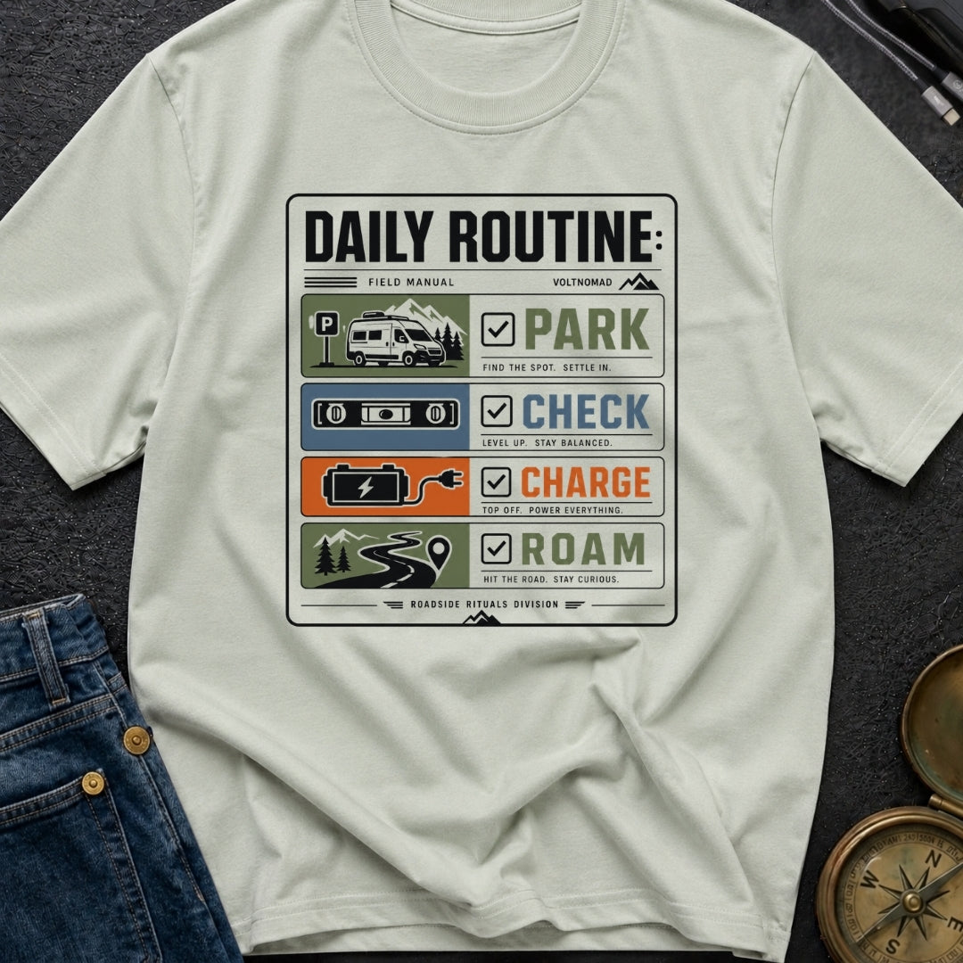 Park Check Charge Roam - T-Shirt