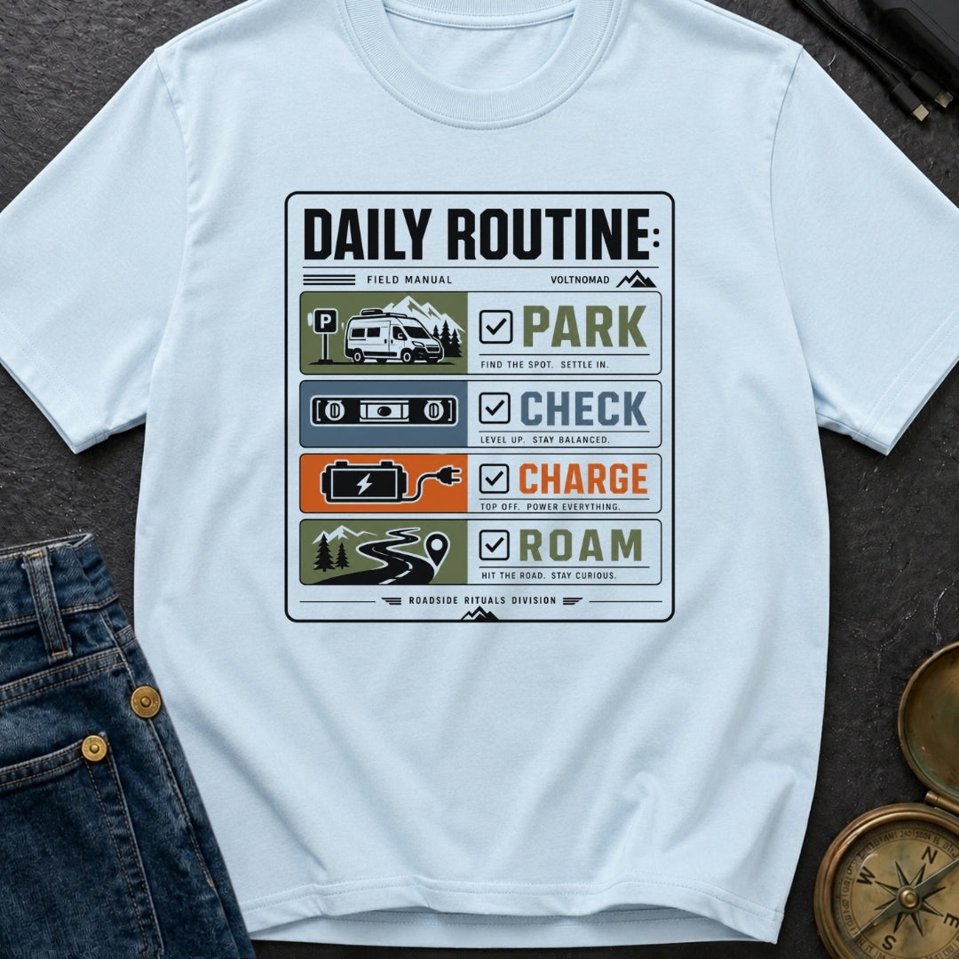 Park Check Charge Roam - T-Shirt