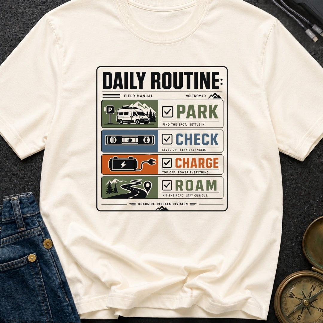 Park Check Charge Roam - T-Shirt