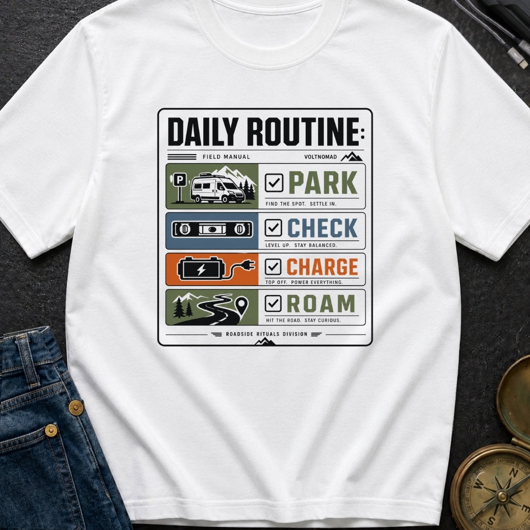 Park Check Charge Roam - T-Shirt