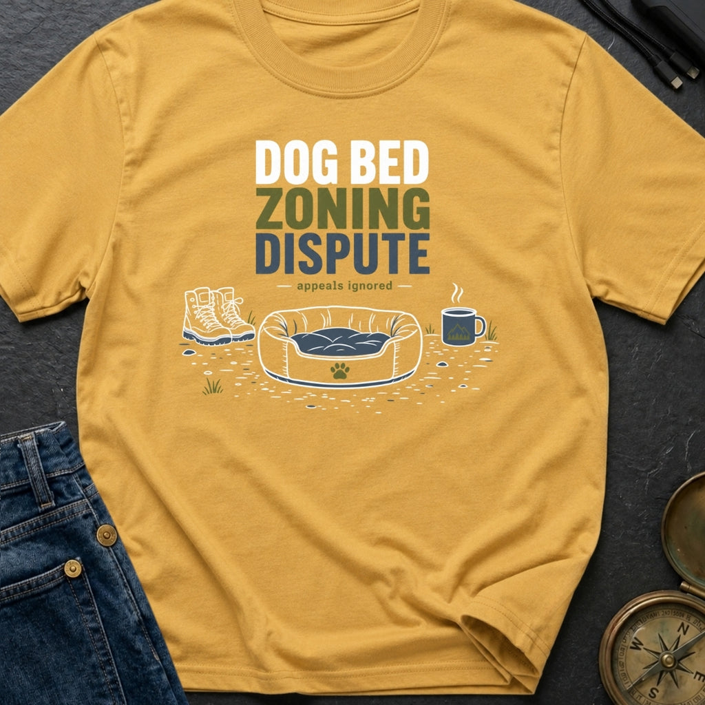 Dog Bed Zoning Dispute - T-Shirt