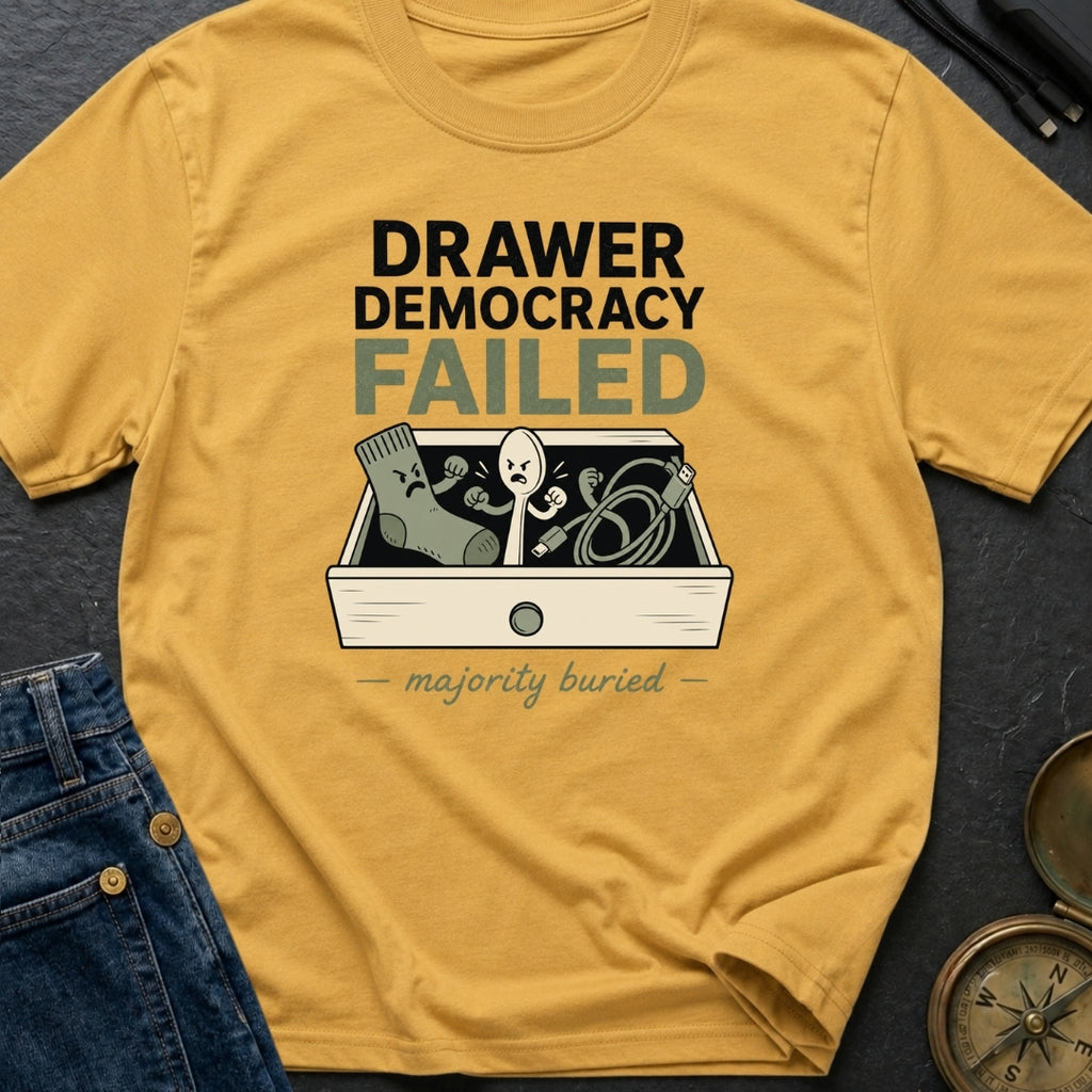 Drawer Democracy Failed - T-Shirt