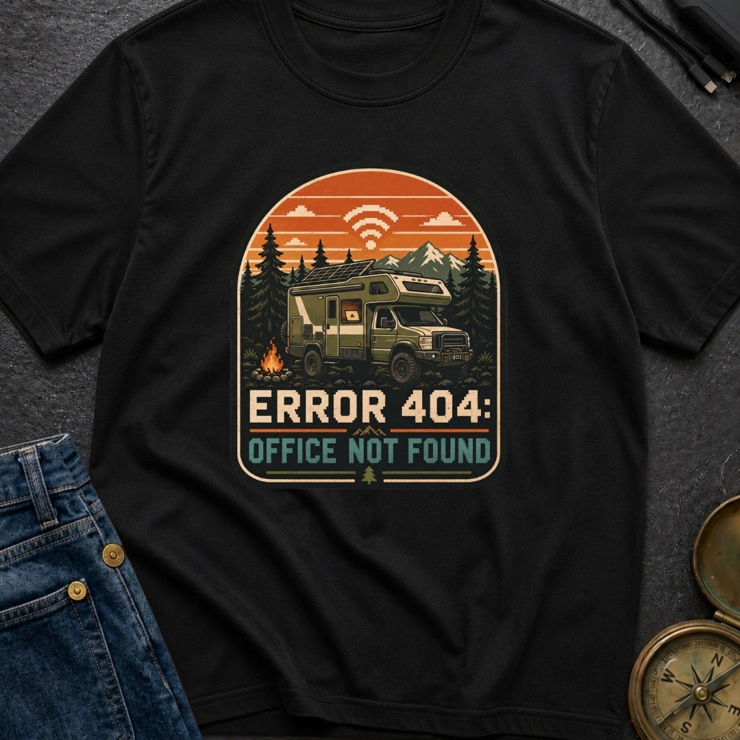 Error 404 Office Not Found - T-Shirt