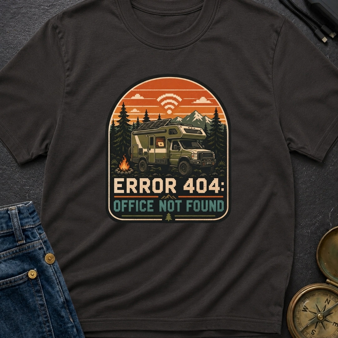 Error 404 Office Not Found - T-Shirt
