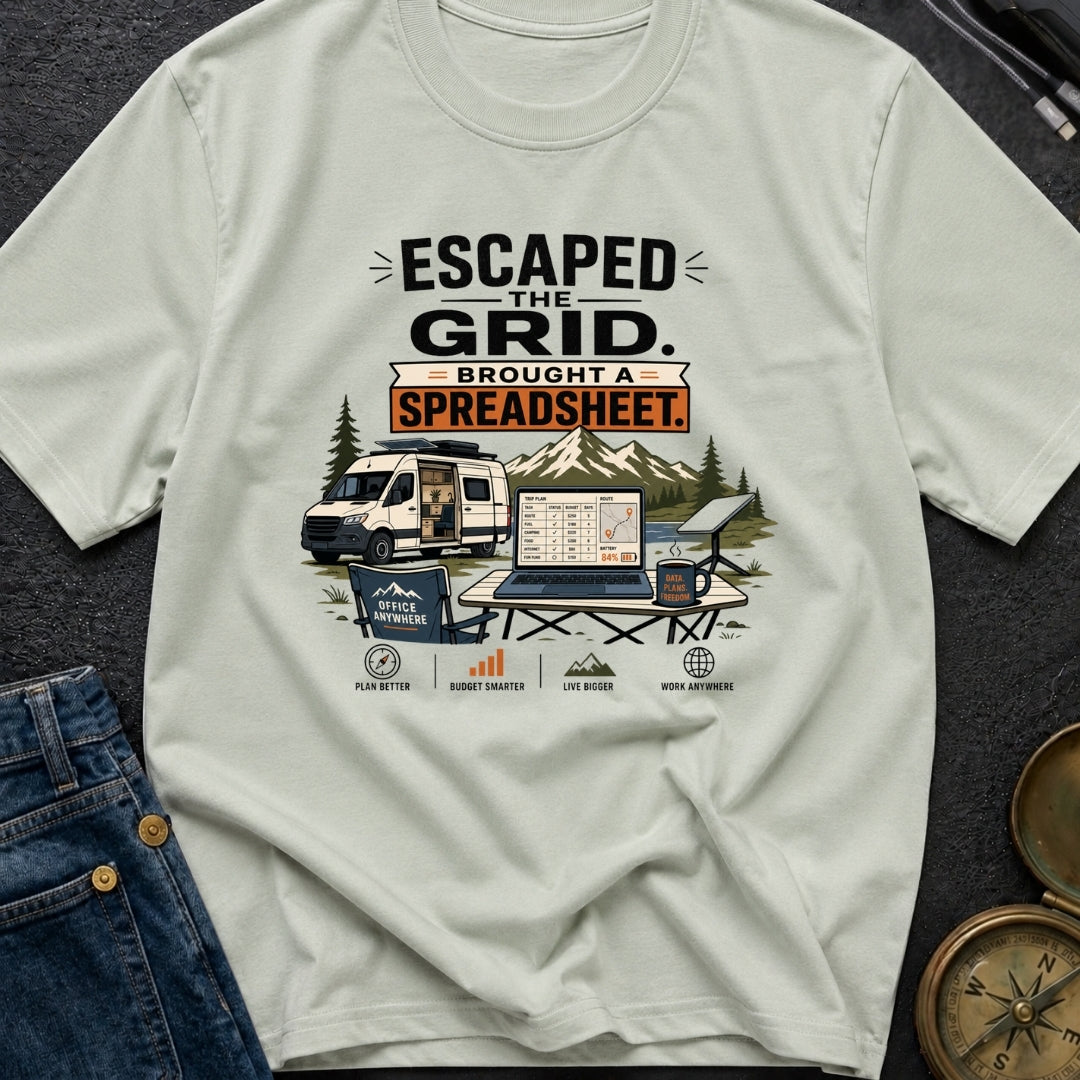 Escaped With My Spreadsheet - T-Shirt