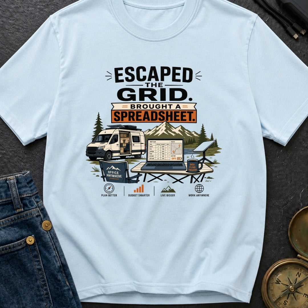 Escaped With My Spreadsheet - T-Shirt