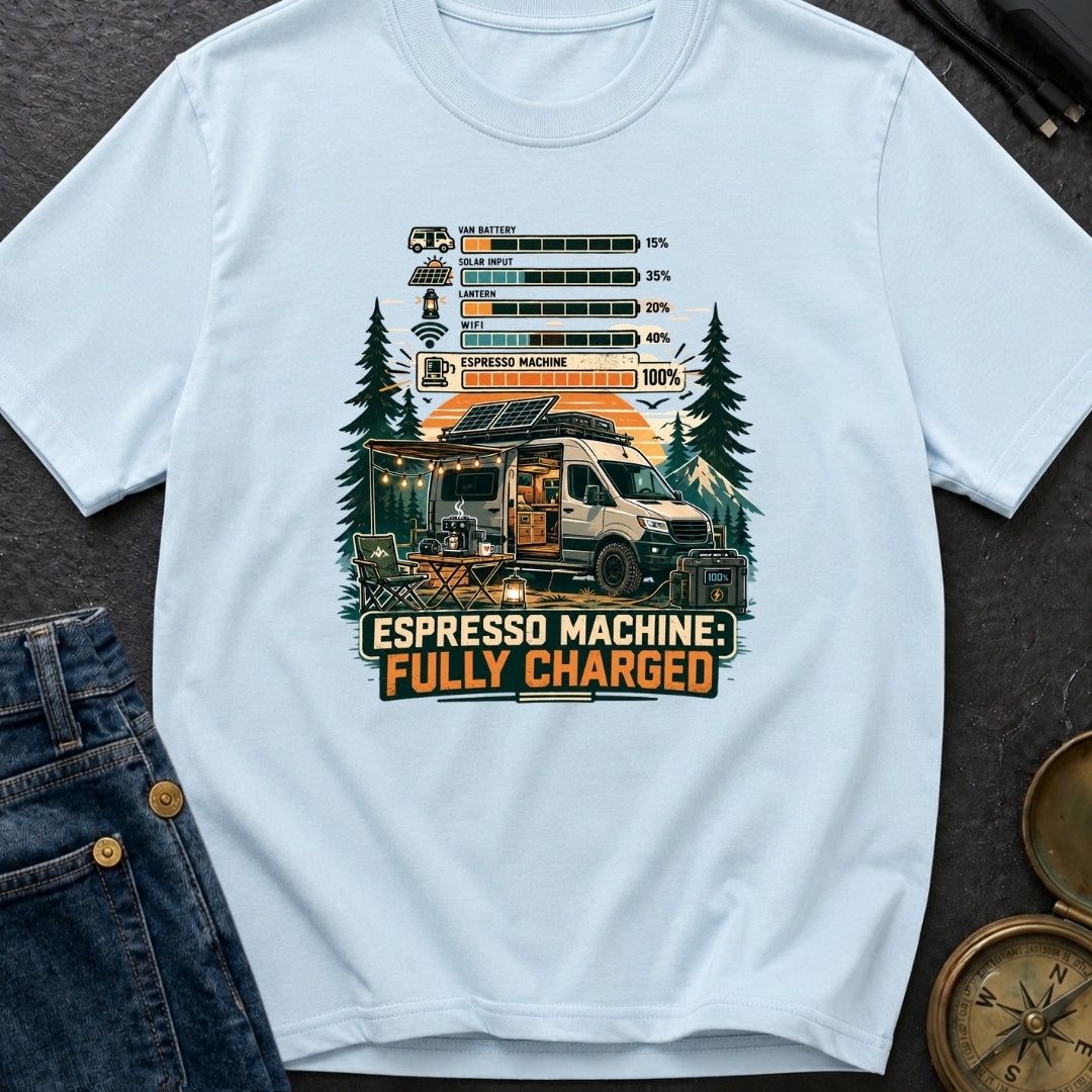 Espresso Fully Charged - T-Shirt