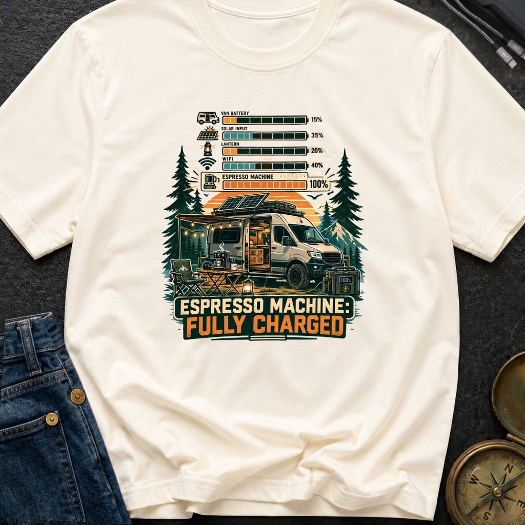 Espresso Fully Charged - T-Shirt