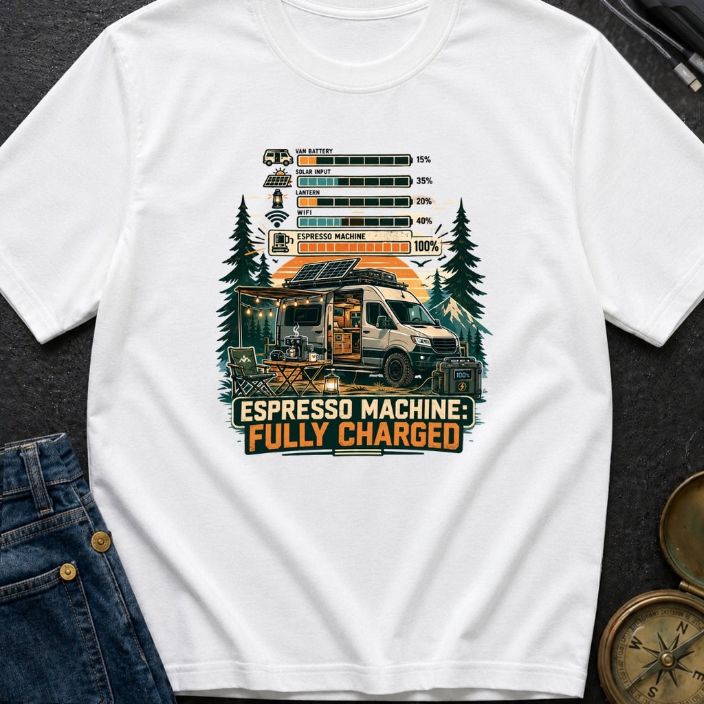 Espresso Fully Charged - T-Shirt