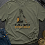Fence Repair Coffee Break - T-Shirt
