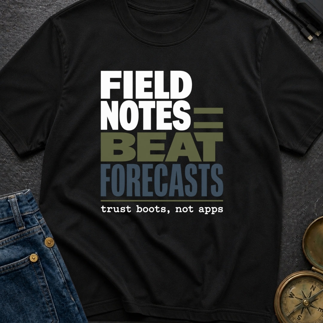 Field Notes Beat Forecasts - T-Shirt