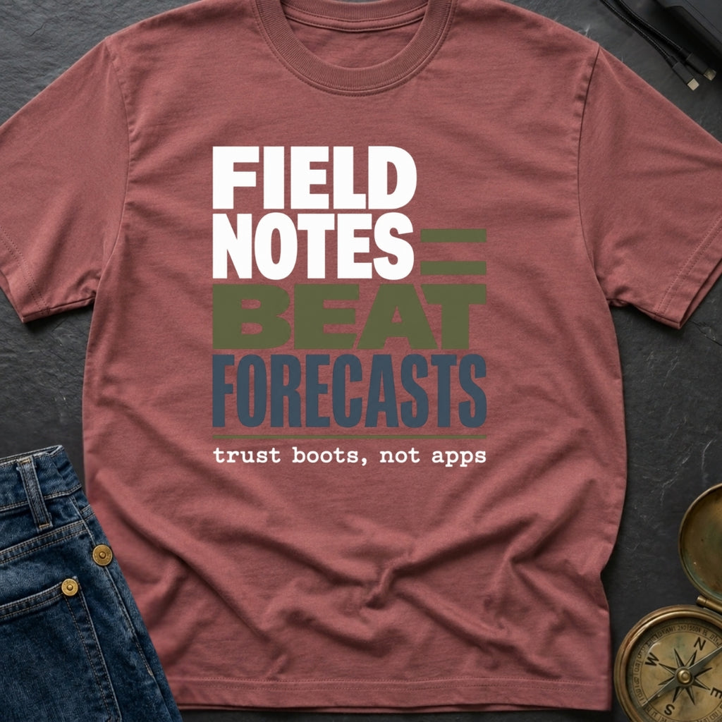 Field Notes Beat Forecasts - T-Shirt