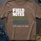 Field Notes Beat Forecasts - T-Shirt