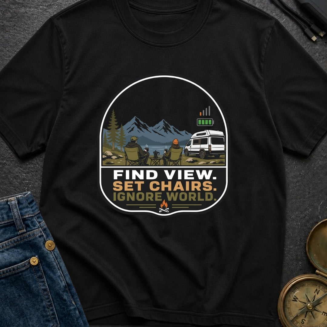 Set Chairs Ignore World - T-Shirt
