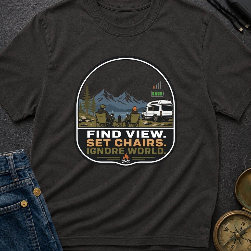 Set Chairs Ignore World - T-Shirt