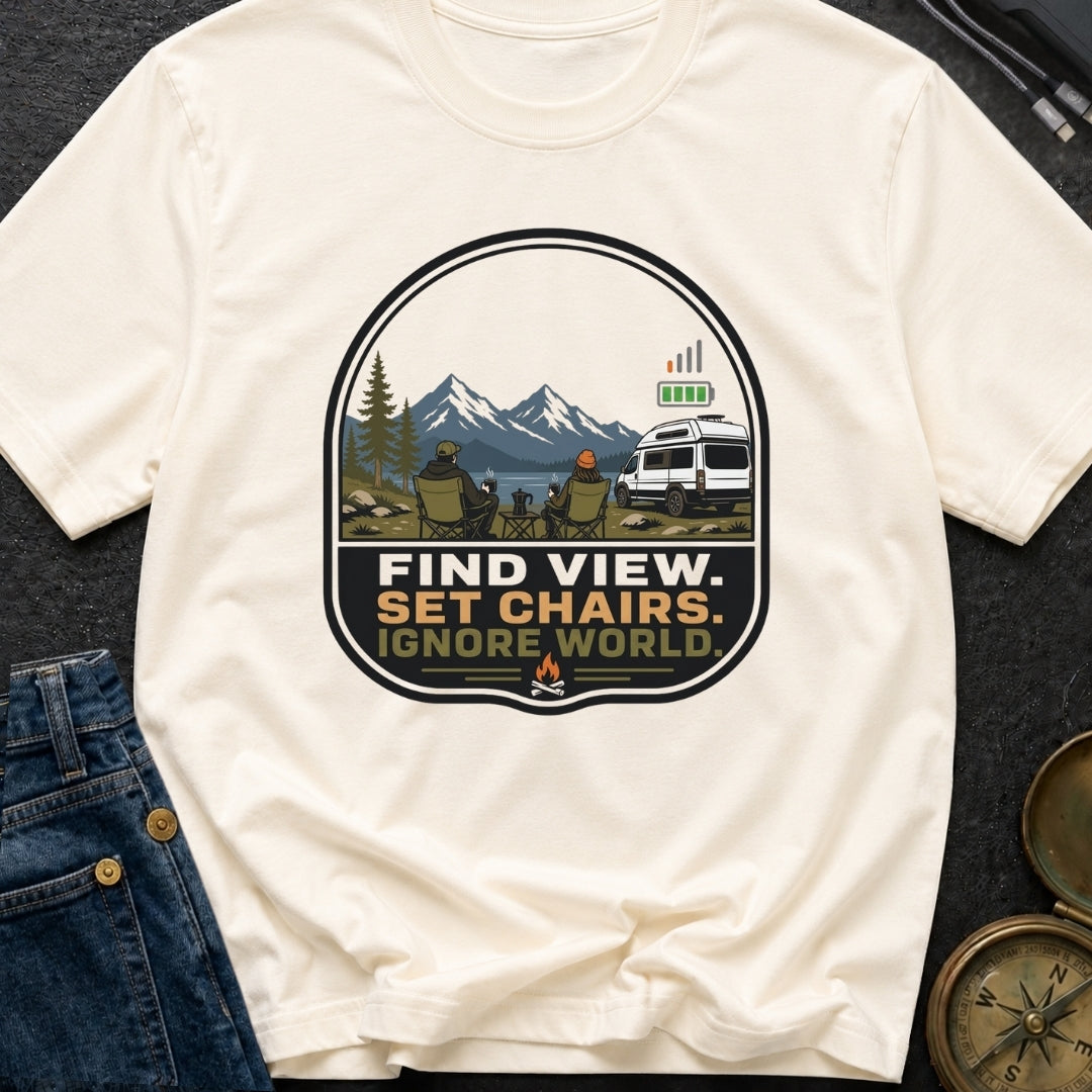 Set Chairs Ignore World - T-Shirt
