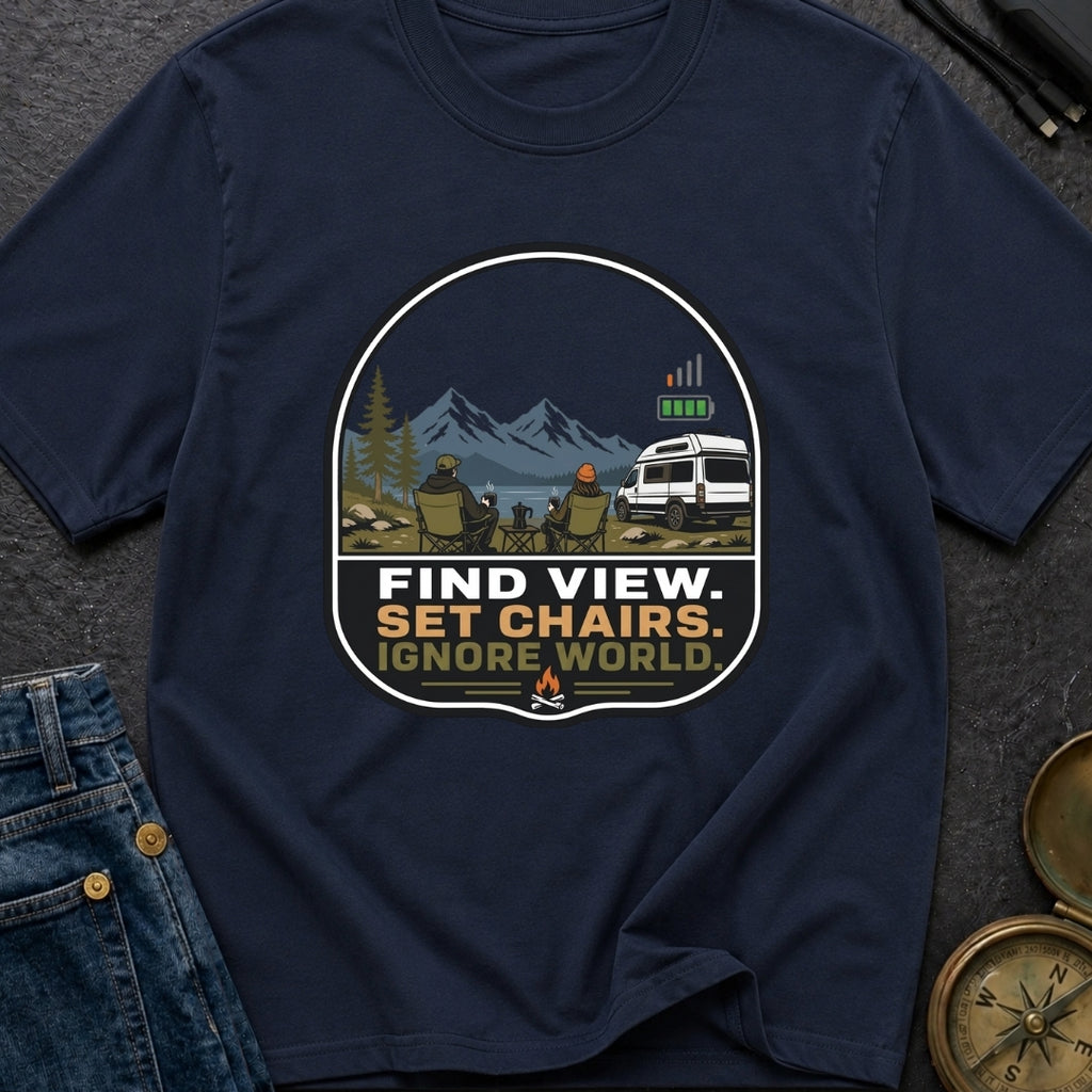 Set Chairs Ignore World - T-Shirt