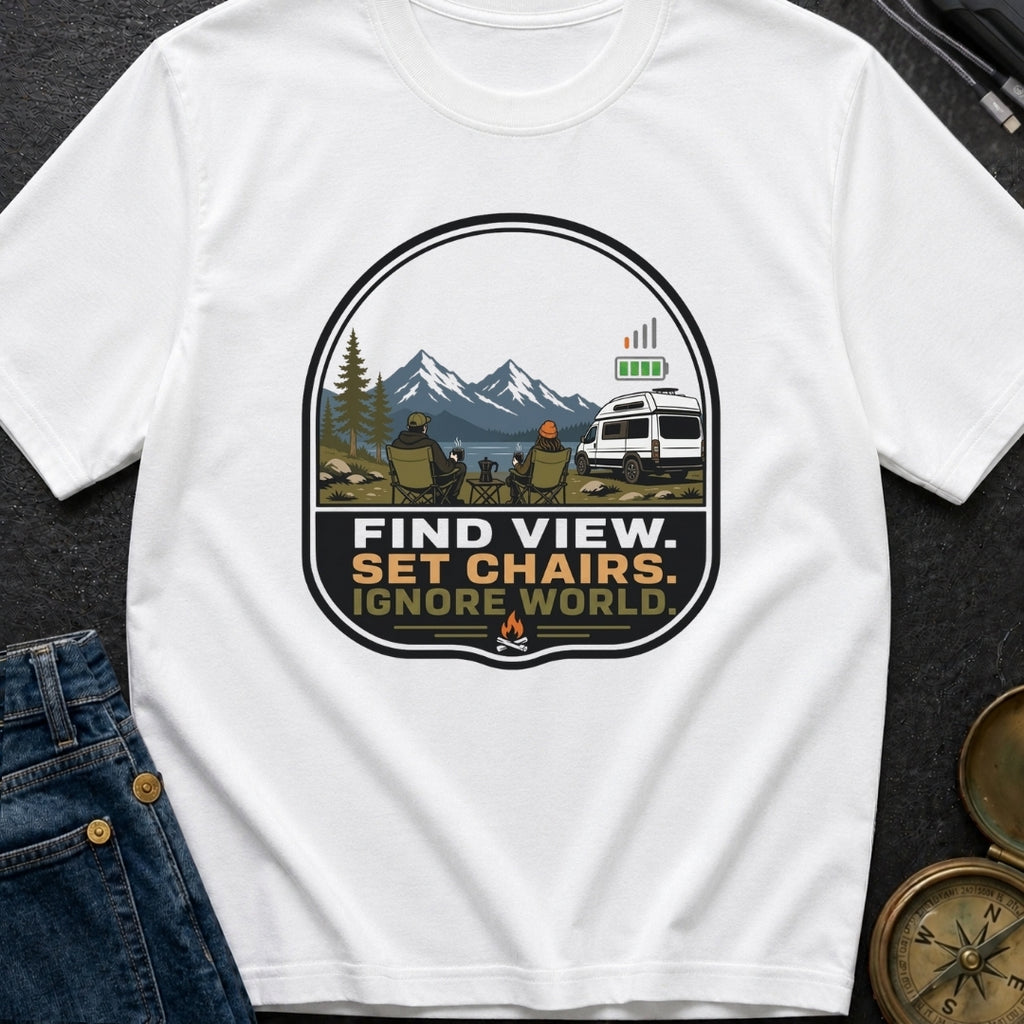 Set Chairs Ignore World - T-Shirt