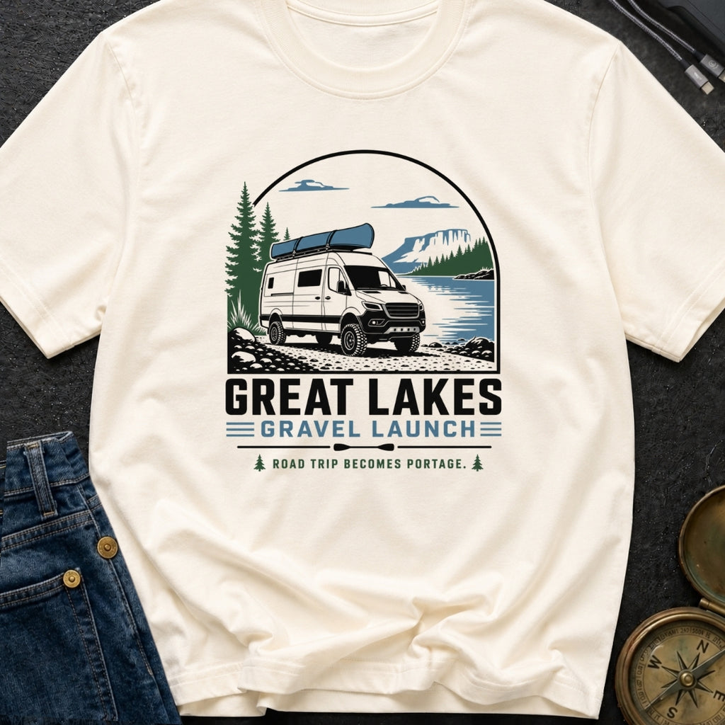 Great Lakes Gravel Launch - T-Shirt