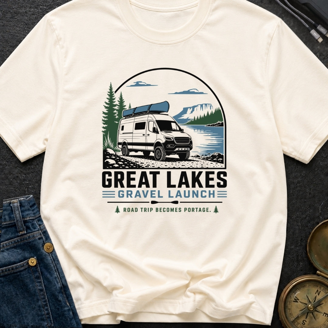 Great Lakes Gravel Launch - T-Shirt