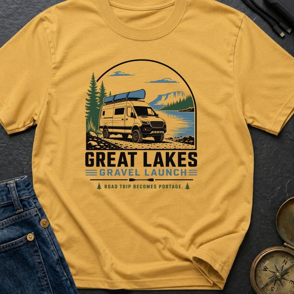 Great Lakes Gravel Launch - T-Shirt