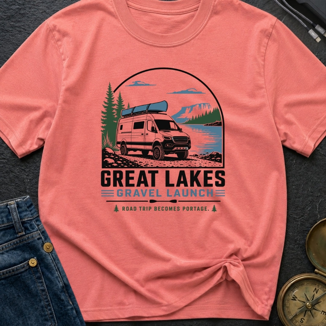 Great Lakes Gravel Launch - T-Shirt