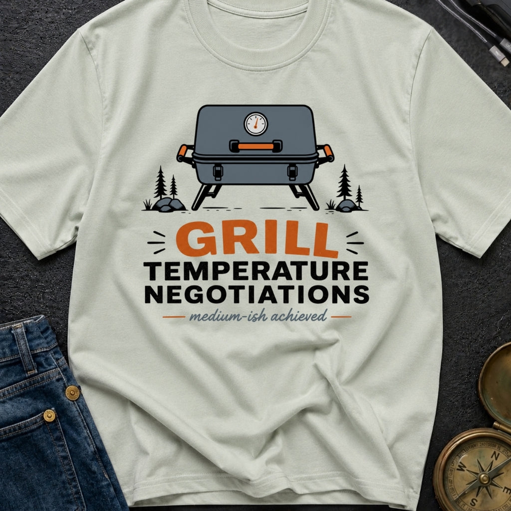 Grill Temperature Negotiations - T-Shirt