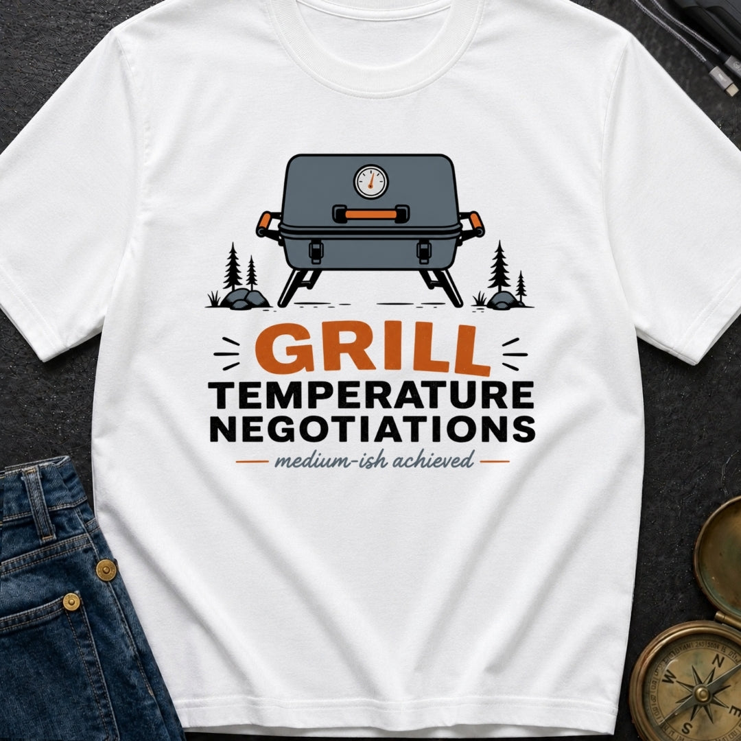 Grill Temperature Negotiations - T-Shirt