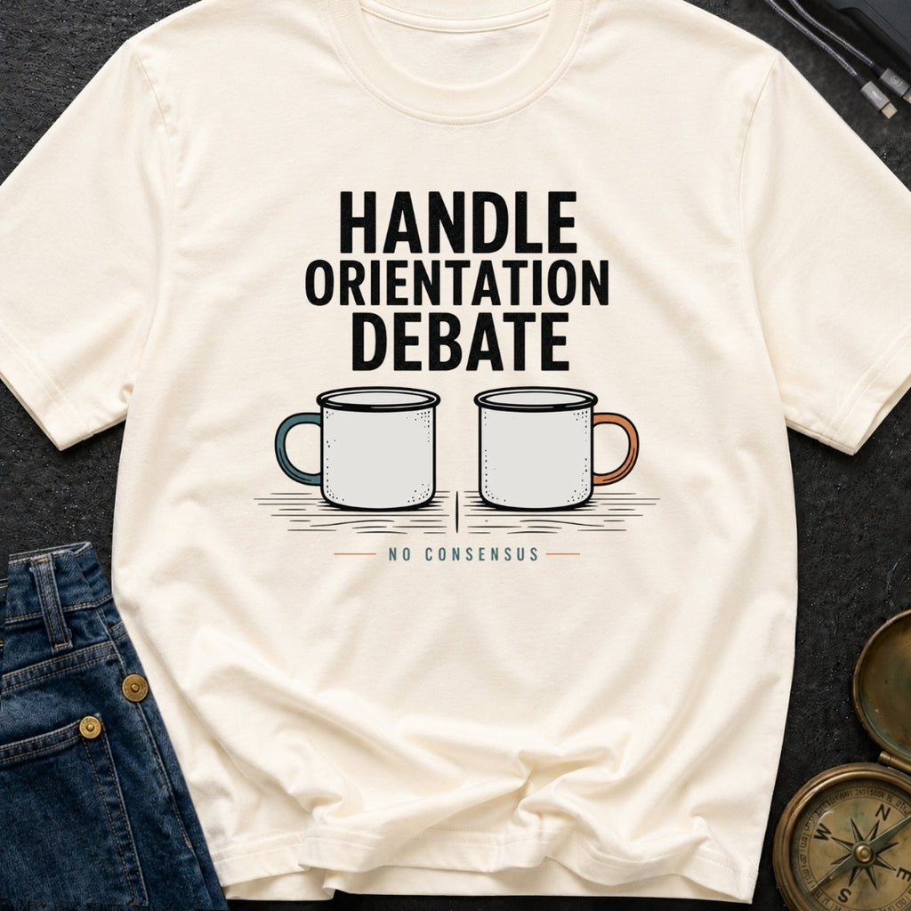 Handle Orientation Debate - T-Shirt